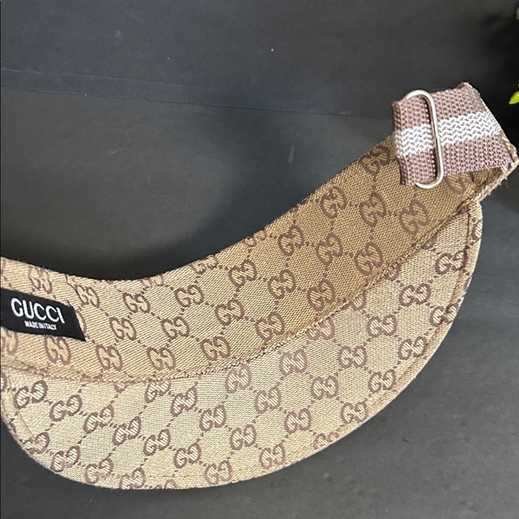 Beautiful Beige Monogram Visor - Picture 7 of 11